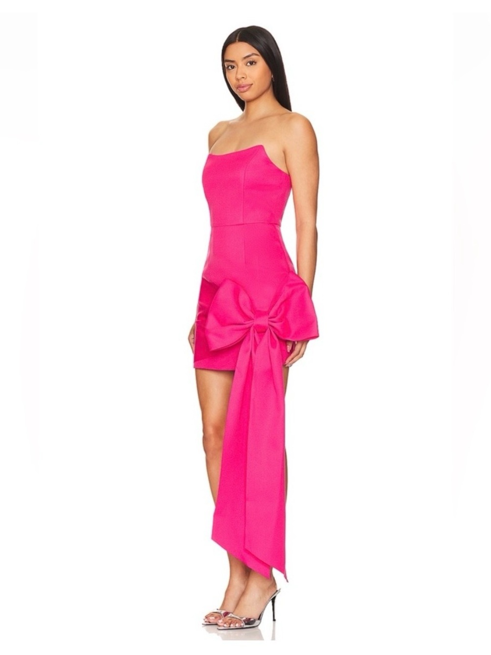 Elliatt Genova Dress in Fuchsia Size Medium - Picture 3 of 5